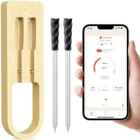 X0-HKKR-9PI7 LIUARA Wireless Meat Thermometer Ceramic Probe