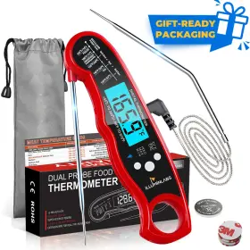 A-01 MEAT Dual Probe Thermometer Digital Food Alarm Cooking