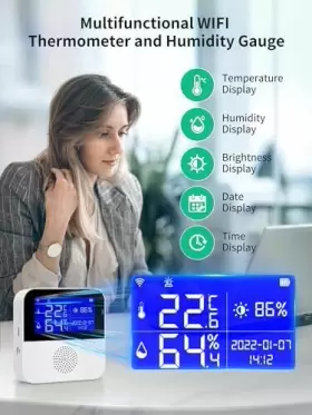 AS90W-WIFI LORA Thermometer Refrigerator Fridge Freezer Alarm #2
