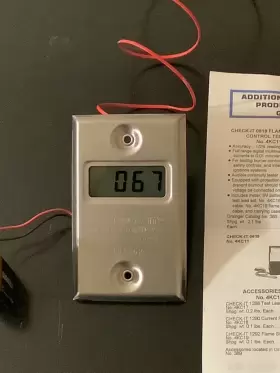 2T323 STEEL Panel Thermometer Check #3