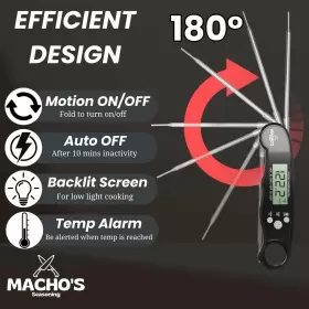 198168347379 MACHOS SEASONING Dual Probe Digital Meat Wired #3