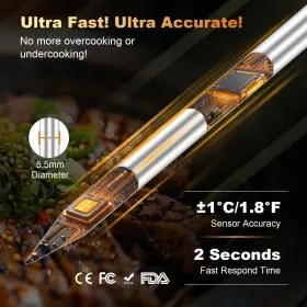 717817507089 MAGODEY Wireless Meat Thermometer Digital #3