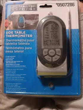0507286 MASTER Table Thermometer Forge