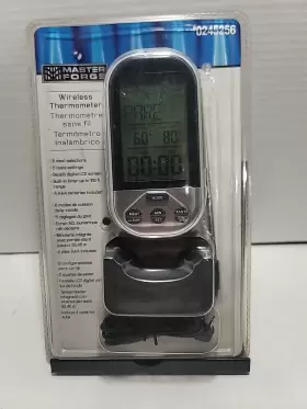 02452456 MASTER FORGE Wireless Meat Thermometer Grill Steak