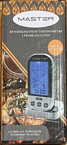 MV-BDT52 MASTER Rf Digital Food Thermometer Box