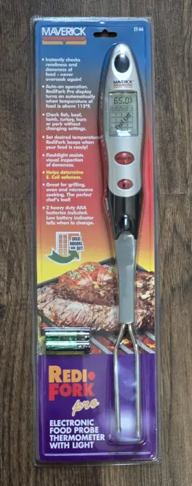 Redi MAVERICK Fork Pro Food Probe Thermometer Light