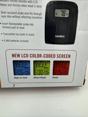BB-44C MAVERICK Wireless Single Probe Remote Thermometer #3