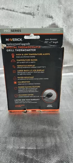 DGT-310 MAVERICK Digital Grill Hood Thermometer Shaft #3