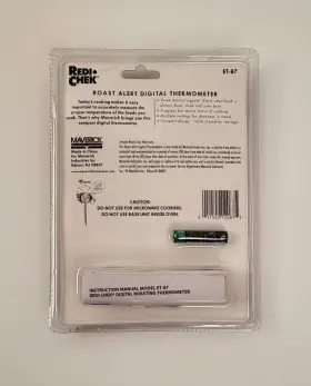 ET-87 MAVERICK Redi Chek Roast Alert Digital Thermometer Lcd #2