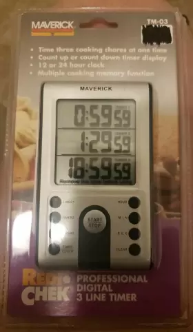 2878002 Maverick Redi Chek Digital Line Timer Cooking Memor