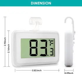679264477943 MELOSTU Pack Digital Refrigerator Thermometer #3