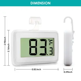 679264479558 MELOSTU Pack Digital Refrigerator Thermometer #2