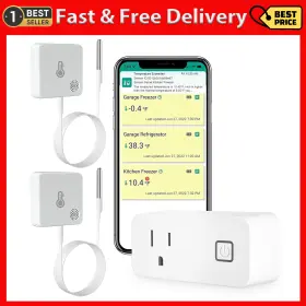 313098153160 MOCREO Wifi Freezer Thermometer Alarm Email Data