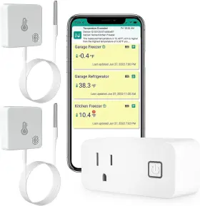 ST5D-H2 MOCREO Wifi Freezer Thermometer Alarm Email Alert