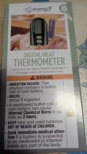 40173SPBL MR. BAR-B-Q Digital Meat Thermometer