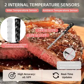 764155697903 MUSICRAB Bluetooth Meat Thermometer Wireless #3