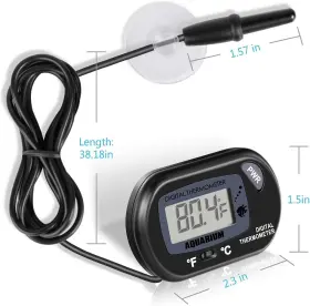 ST-3 NEPTONION Aquarium Thermometer Lcd Digital Pack #2