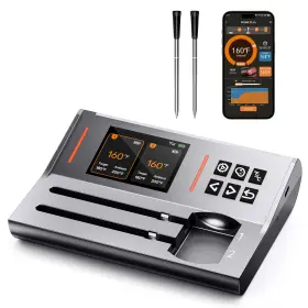 850066337851 NIGOGOR Wireless Meat Thermometer Probes Smart