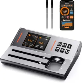 FM2209 NIGOGOR Wireless Meat Thermometer Probes Bluetooth