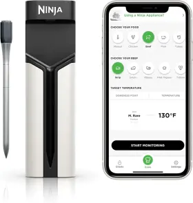 WP100 NINJA Prochef Wireless Meat Thermometer Grill Oven