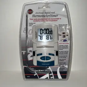 5977 NORPRO Digital Thermometer Timer Steel Meat