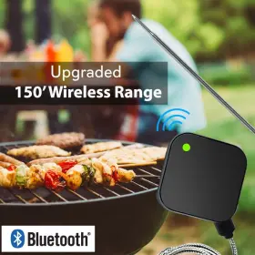 PWIRBBQ40.5 NUTRICHEF Smart Bluetooth Grill Thermometer Alarm #2