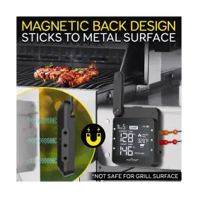 NWIRBBQ99.5 NUTRICHEF Smart Bbq Thermometer Rechargeable Dual #2