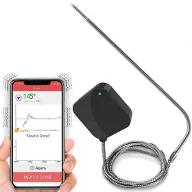 PWIRBBQ40.9 NUTRICHEF Smart Bluetooth Bbq Thermometer Probe