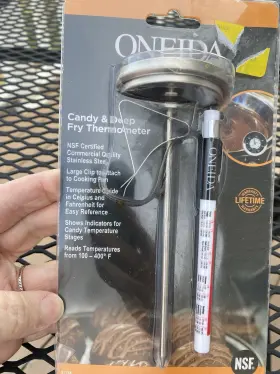 31178 ONEIDA Thermometer Candy Fryer