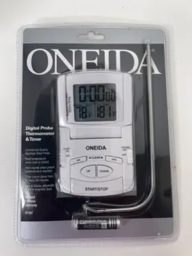 78978 ONEIDA Digital Thermometer Timer Probe Steel
