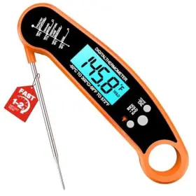 FM152-ORANGE ONFIKY Meat Thermometer Digital Food Grilling