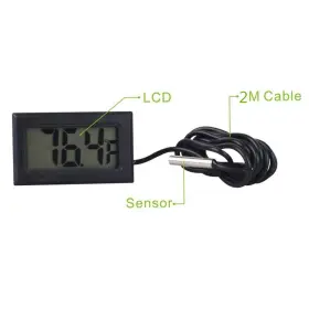 16250 ORGANIZER Digital Lcd Thermometer Temperature Monitor #3