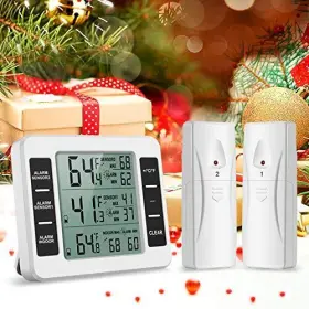 713482643831 ORIA Refrigerator Thermometer Wireless Digital #2