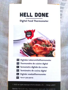 OT974 OTOTO Hell Done Meat Thermometer Digital Food Cooking #2