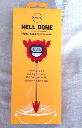OT974 OTOTO Hell Done Meat Thermometer Digital Food Cooking