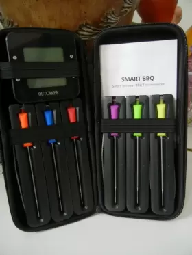 786132195769 OUTCAMER Smart Bbq Wireless Thermometer Probes #2