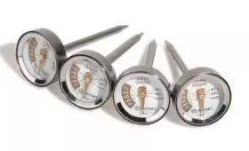 870324001192 OUTSET Mini Thermometer Steak Grilling Bbq Set
