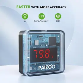 ATCH-1 PAIZOO Aquarium Thermometer Led Digital Fish Tank #3