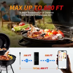 669423113058 PANECEIA Meat Thermometer Digital Wireless #3