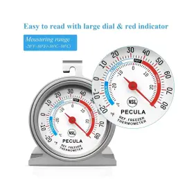 15BXWDJ0001 PECULA Refrigerator Thermometer Dial Freezer Deg #2