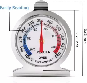 727380271614 PECULA Oven Thermometer Pack Grill Chef Smoker #2