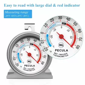 774882081227 PECULA Pack Refrigerator Thermometer Dial Deg #2