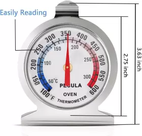 KXWDJ1P PECULA Oven Thermometer Grill Chef Smoker Analog #2