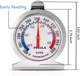 KXWDJ2P PECULA Oven Thermometer Pack Grill Chef Smoker #2