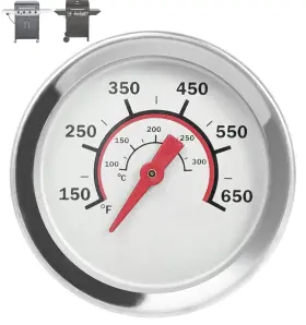 B0D94CJ4FX PETKAO Charbroil Grill Thermometer Lid Gauge Tru