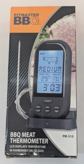 PM-510 PITMASTER BBQ Meat Thermometer Led Displays