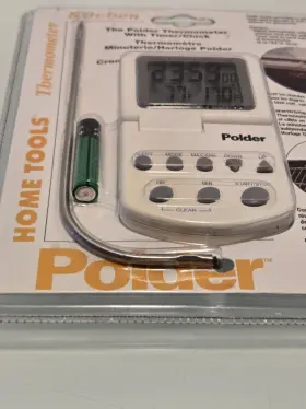 047188601902 POLDER Tools Digital Thermometer Timer Clock #2