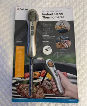 1371797 POLDER Deluxe Safe Serve Thermometer Grill Meat