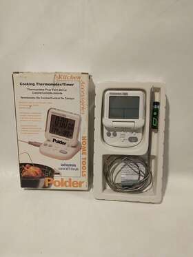 362B-90 POLDER Digital Timer Thermometer Monitor Reader Alarm
