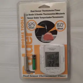 894-90 POLDER Dual Sensor Digital Thermometer Timer